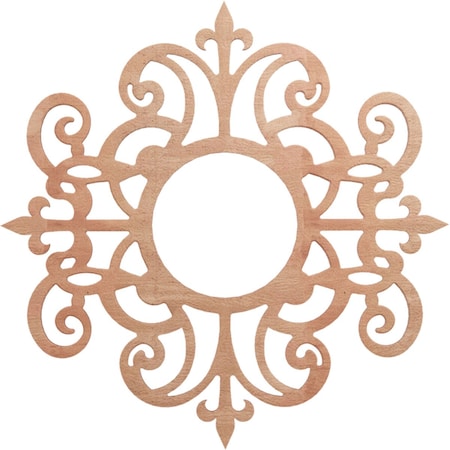 Dijon Wood Fretwork Pierced Ceiling Medallion, Cherry, 26OD X 8 1/2ID X 1/4T